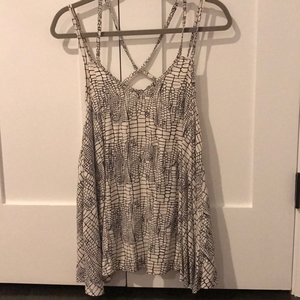 Stylestalker Snakeskin Print Strappy Back Top 6